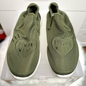 NWOT Adidas by Pharrell Williams Pure x Human Made Slip-on Sneakers - Size 6